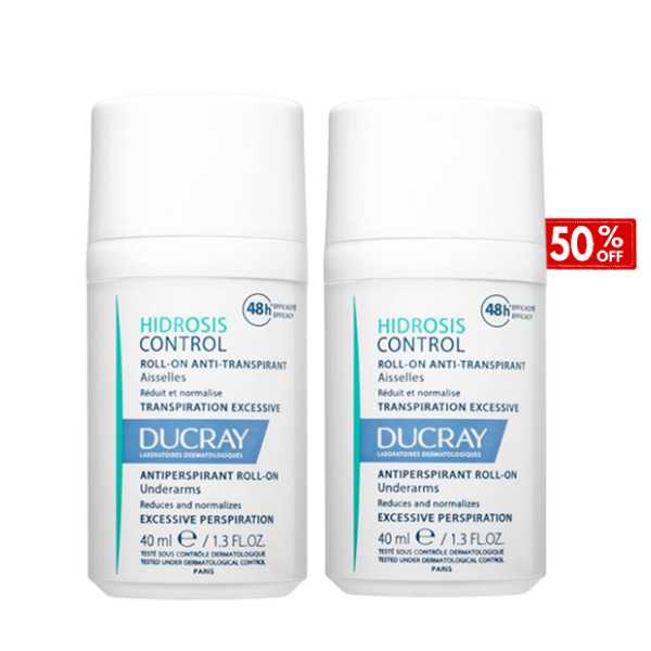 Ducray Hidrosis Roll On Offer (50% Off On 2 Piece)