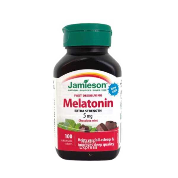 Jamieson Fast Dissolving Melatonin 5mg 100Sublingual Tablet