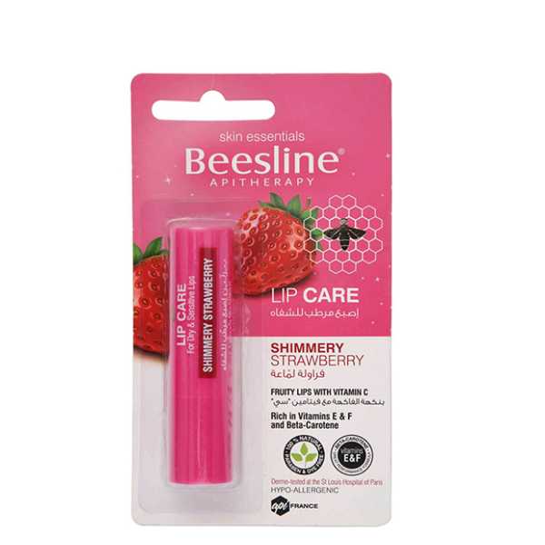 Beesline Lip Care Shimmery Strawberry 4 Gram