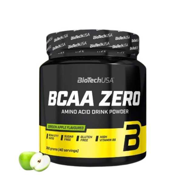 Biotech USA BCAA Zero Amino Acid Drink Powder 360g – Green Apple