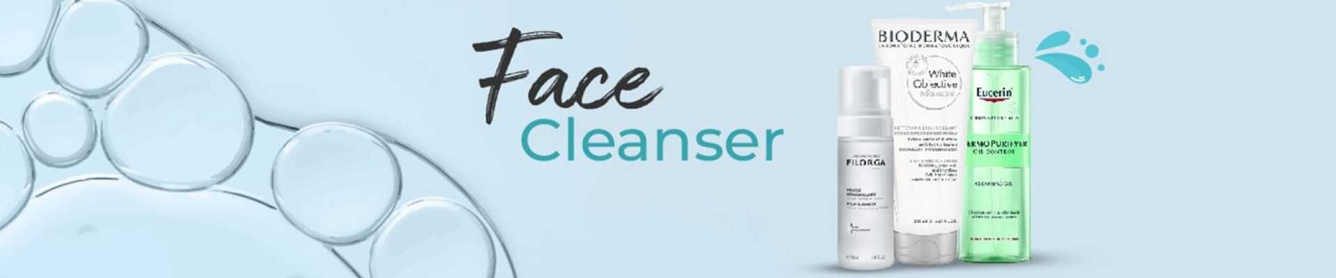 face cleanser slider
