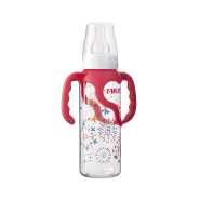 Farlin Feeding Bottle With Handle 240ML Pink
