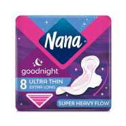 Nana Ultra Goodnight Extra Long 8 Pads