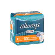 Always Ultra Thin Normal Wings 10 Pads
