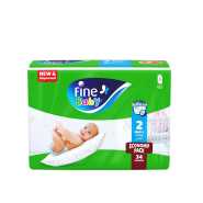 Fine Baby Diapers Small Size 2, (3-5Kg), 34 Diaper