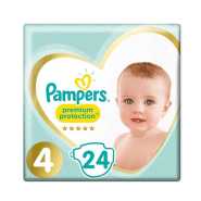 Pampers Premium Protection Size 4 (9-14 kg) 24 Diapers
