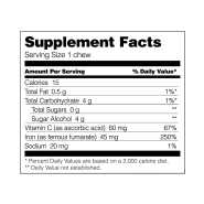 Bariatric Fusion Iron 45 Mg With Vitamin C Grape Flavor 60 Chewable Tablet