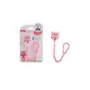 Farlin Pacifier Clip Pink