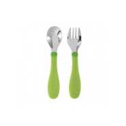 Chicco Metal Cutlery +18M Green