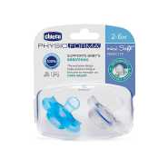 Chicco Soother Mini Soft 2-6M Blue 2PCS