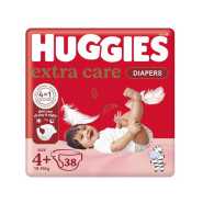 Huggies Diapers Size (4+) 10-16 Kgs Jumbo 38 Diapers