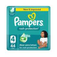 Pampers Diapers Size (4) 9-14 Kg, 44 Diapers