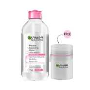 Garnier Micellar Cleansing Water 400ML + Free Cotton Pads Value Pack