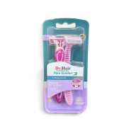 Dr.Hair Pure Comfort Razor 3 Blades 2 Pcs Dh-004