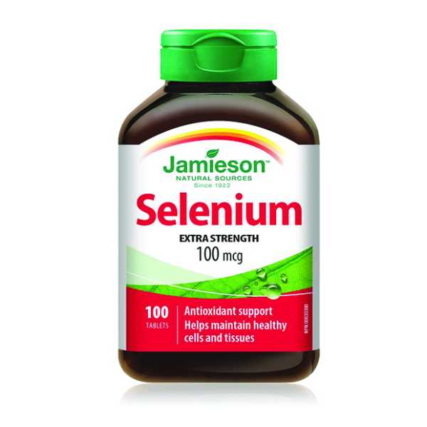 Jamieson Selenium 100Mcg, 100 Tablet