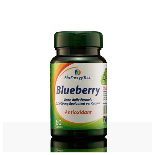 Bio Energy Tech Blueberry 500Mg 60 Capsule