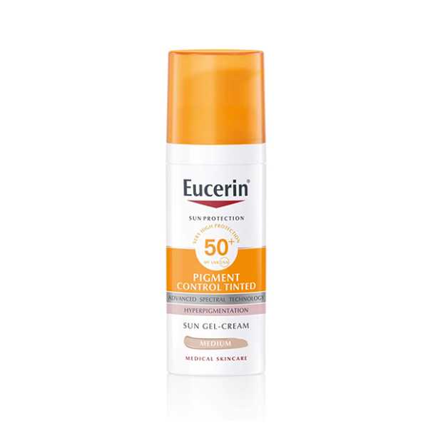Eucerin Sun Gel-Cream Pigment Control Tinted Medium SPF50+ (50ML)