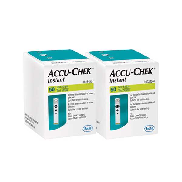 Accu Chek Instant Blood Glucose Test -100 Strip