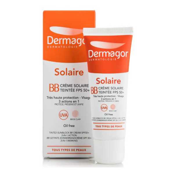 Dermagor Solaire BB Tinted Sun Cream SPF 50+, 40Ml