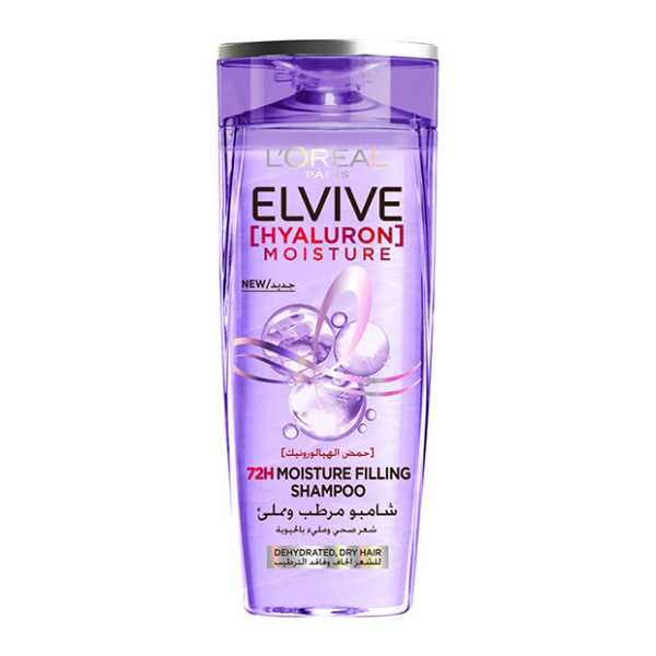 Loreal Elvive Hyaluronic 72-Hr Moisture Filling Shampoo 400Ml