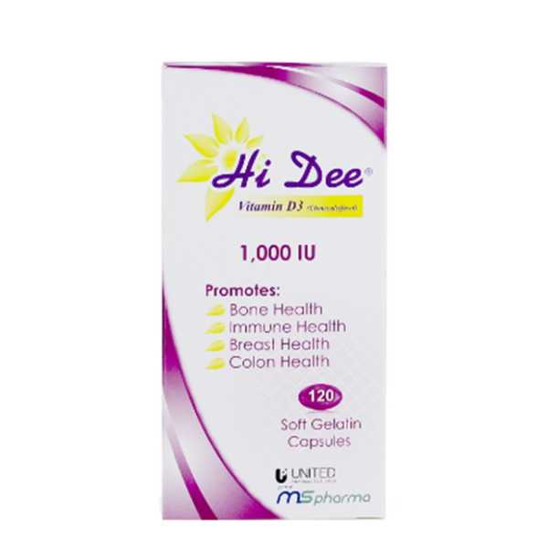 Hi Dee Vitamin D3 (1.000) 120 Capsules
