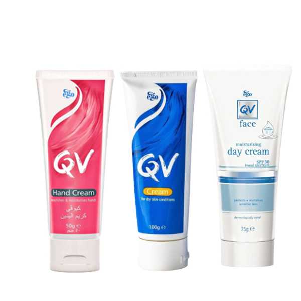 Qv Cream100G + Day Cream + Hand Cream Offer