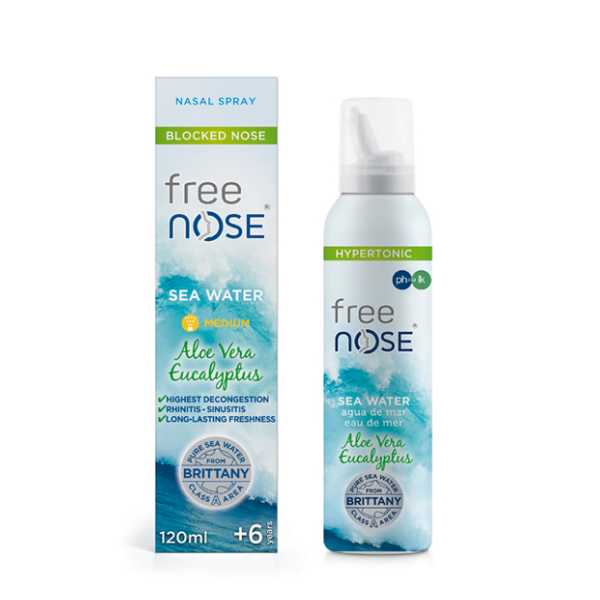 Free Nose Eucalyptus +6 Years Spray 120Ml