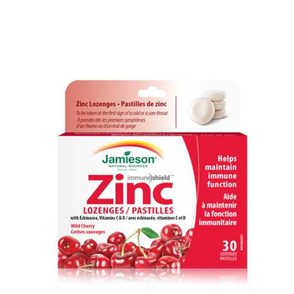 Jamieson Zinc Cherry 30 Lozenges