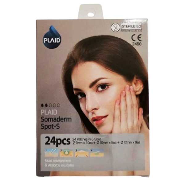 Plaid Somaderm Spot-S Patch 24PCS