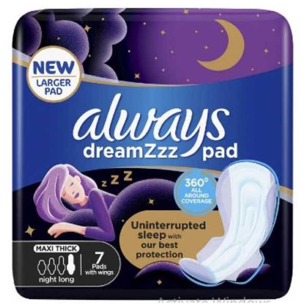 Always Maxi Thick Night Extra Long 7 Pads