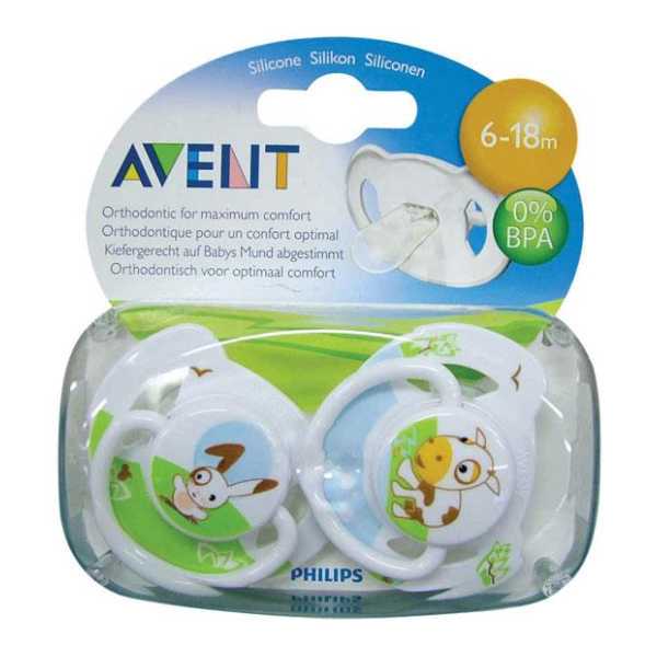 Avent-Soother-Orthodontic-Animal-6-18M
