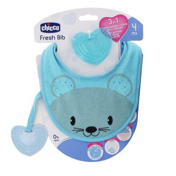 Chicco-Fresh-Bib-Teether-3IN1