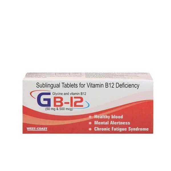 Gb-12 Sublingual Vitamin B12 100Tab
