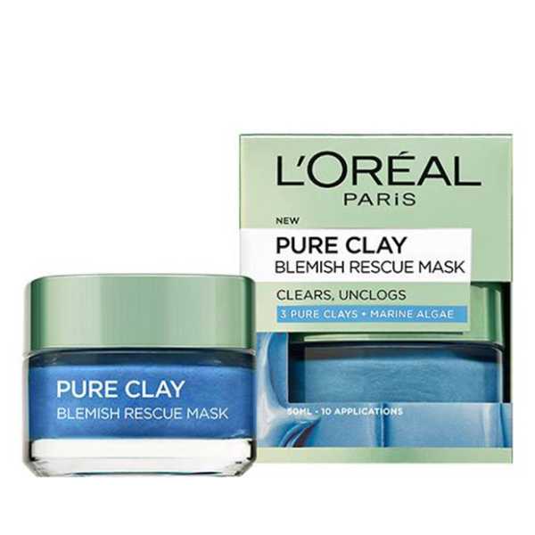 Loreal Blemish Rescue Face Blue Mask 50ML