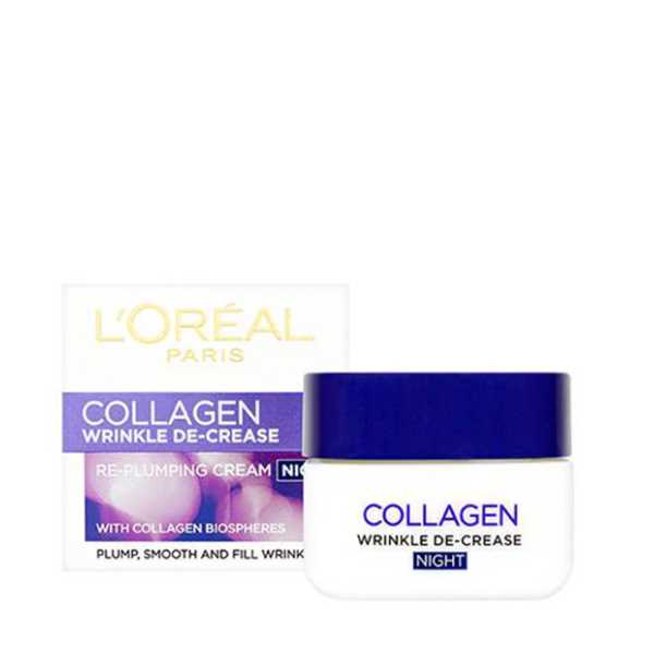 Loreal Wrinkle Decrease Collagen Night Cream 50ML