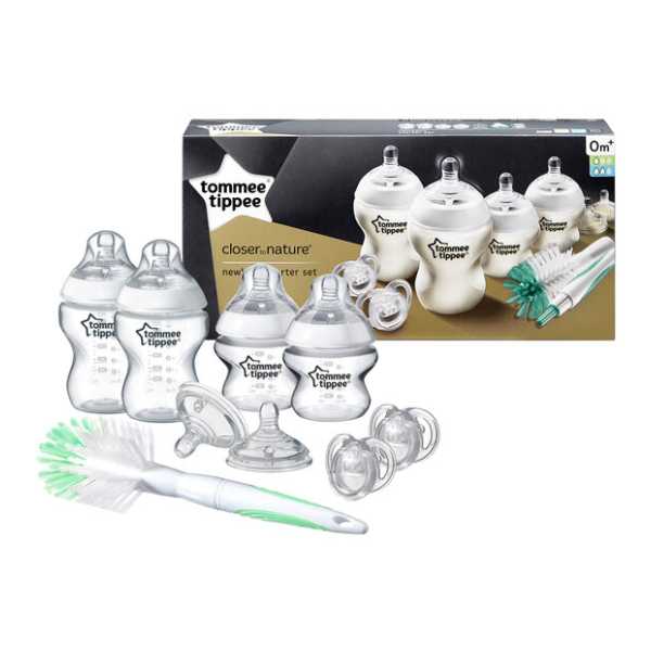 Tommee-Tippee-Starter-Kit(4Bottle+2Nipple+2Soother)