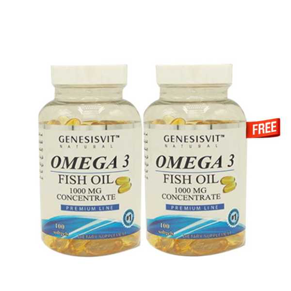 Genesisvit Omega 3, 100 Softgel Capsule Offer 1+1