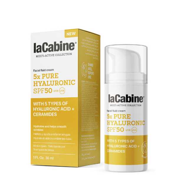 Lacabine 5X Pure Hyaluronic Cream Spf50, 30Ml