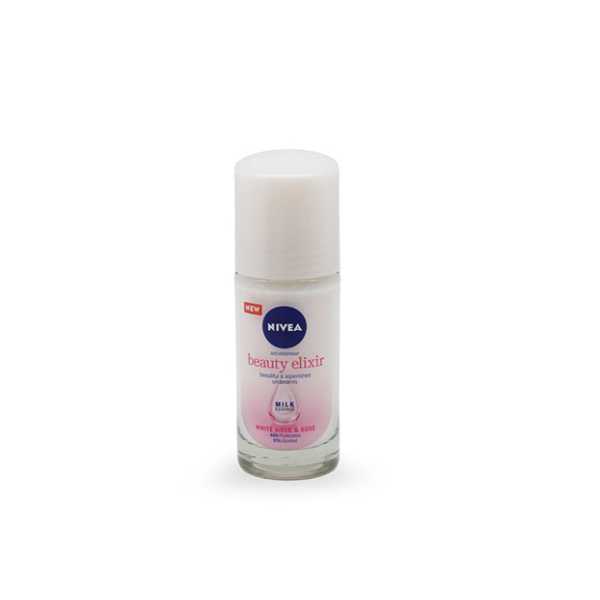 Nivea Beauty Elixir White Musk &amp; Rose Roll On 40ML