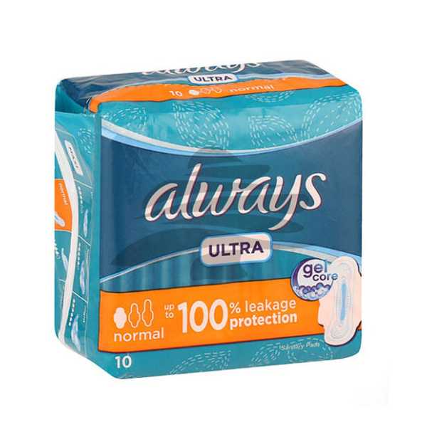 Always Ultra Thin Normal Wings 10 Pads