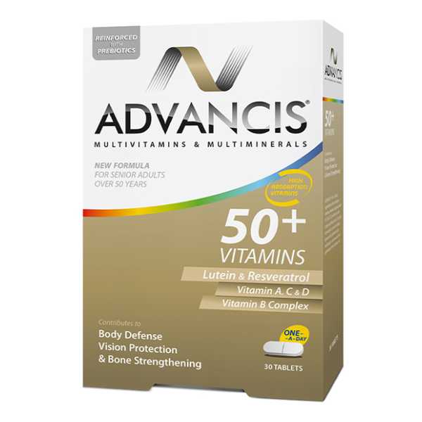 Advancis 50+ Vitamins 30Tab