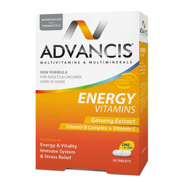 Advancis Energy Vitamins 30Tab