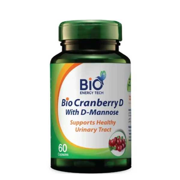 Bio Energy Tech Cranberry D With D Mannose 60Cap