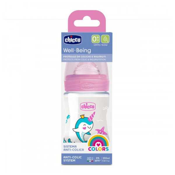 Chicco Well Being Bottle Colors Girl 150ML