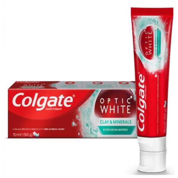 Colgate Optic White Clay&amp;Mineral Toothpaste 75ML