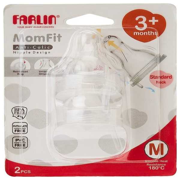 Farlin Nipple Anti Colic 6M+ 1Pcs