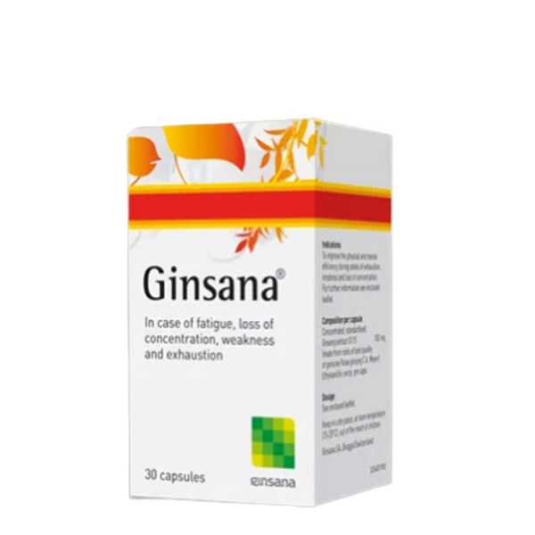 Ginsana (Ginsing) 30 Capsules