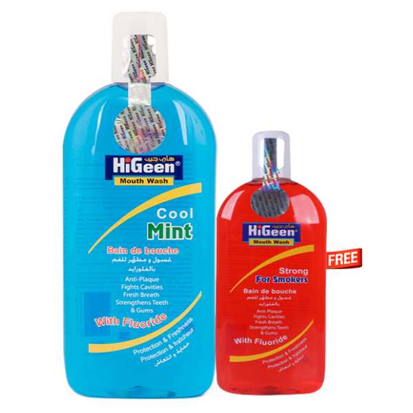 Higeen MouthWash Offer 400Ml +110Ml Free