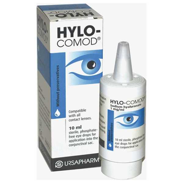 Hylo-Comod Lubricant Eye Drops 10Ml
