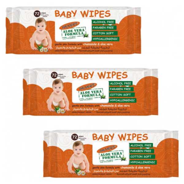 Palmers Baby Wipes 2+1 Free Offer